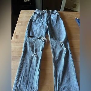 Abercrombie &Fitch, Size 24, The ‘90s Straight Jeans, Ultra High Rise